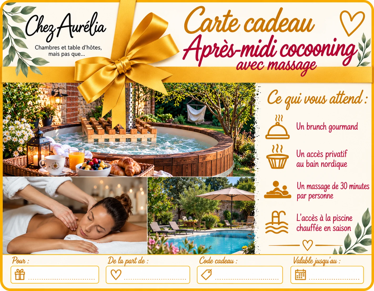 Après-midi cocooning avec massages